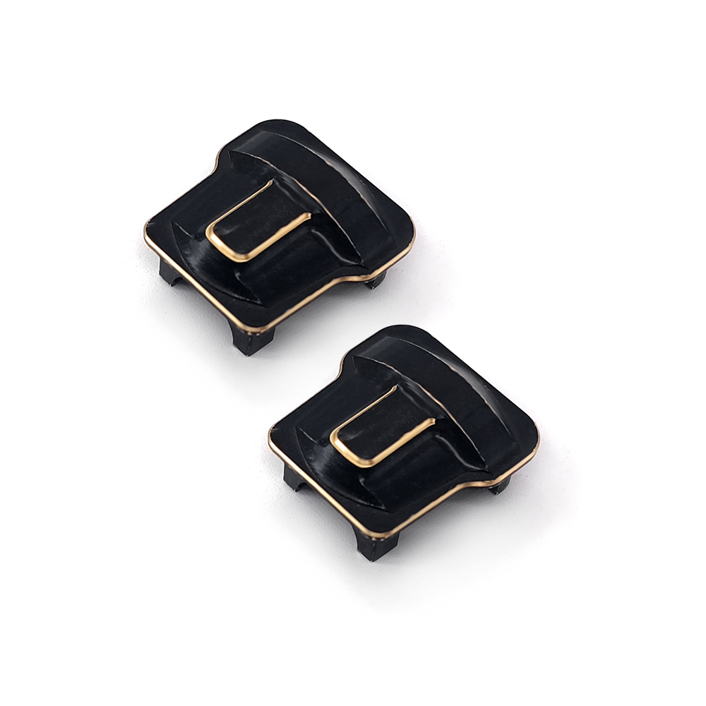 Hobby Details Brass Differential Covers, Traxxas TRX-4M (2) <font color="red"><b>(BACKORDER)</b></font>
